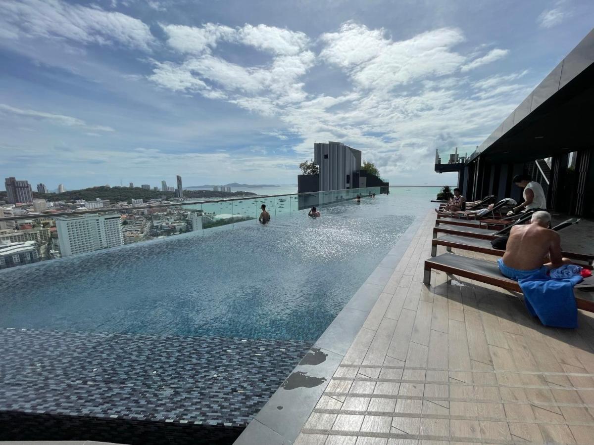 Best Location Condo With Swimming Pool, Gym, Sauna, Washing Mashine, Fast Internet In Central Of Pattaya Exterior foto